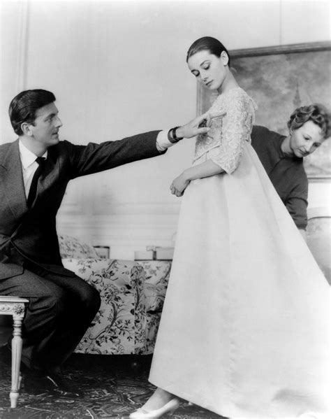 hubert givenchy and audrey hepburn.